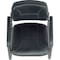 Global Industrial Interion Reception Chair, Black Seat, Fixed, Vinyl Seat 250787BK - alternate 6